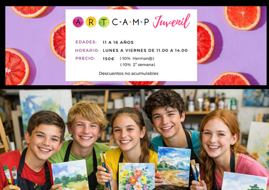 SUMMER ART CAMP JUVENIL 2026