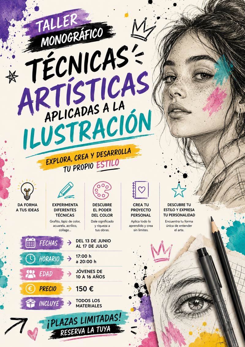 Técnicas Artísticas Aplicadas a la Ilustración